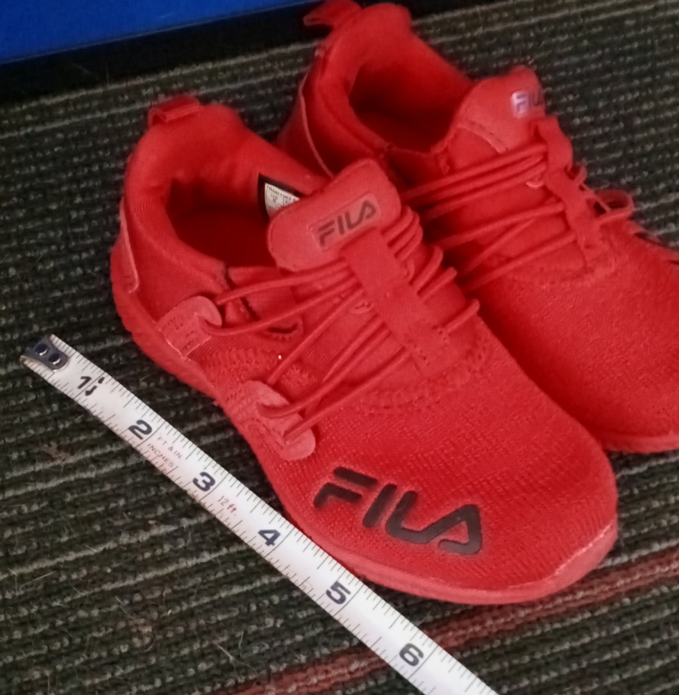 Fila Red Sneakers baby size#8 - Picture 7 of 7